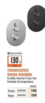 Oferta de Soler - Termostatico Ducha Redondo por 130€ en Obramat