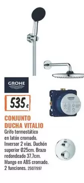 Oferta de Grohe - Conjunto Ducha Vitalio por 535€ en Obramat