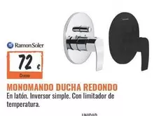 Oferta de Soler - Monomando Ducha Redondo por 72€ en Obramat