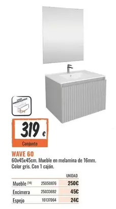 Oferta de Wave - Wave 60 por 319€ en Obramat