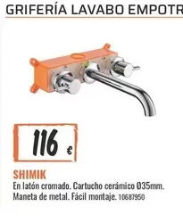 Oferta de Chimik En Laton Cromado por 116€ en Obramat