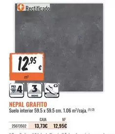 Oferta de Nepal Grafito por 12,95€ en Obramat