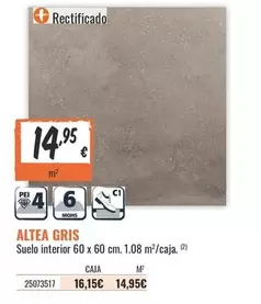 Oferta de Altea - Suelo Interior por 14,95€ en Obramat