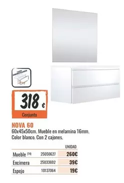 Oferta de Nova -  60 por 318€ en Obramat