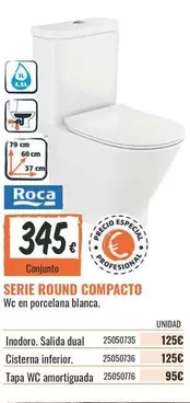 Oferta de Roca - serie Round Compacto por 345€ en Obramat