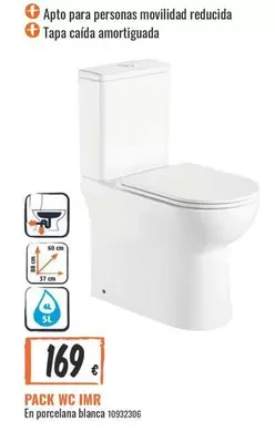 Oferta de Pack Wc Imr por 169€ en Obramat