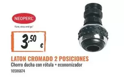 Oferta de Laton Cromado 2 Posiciones por 3,5€ en Obramat