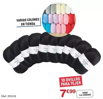 Oferta de Ovillo De Colores En Tienda por 7,99€ en GiFi