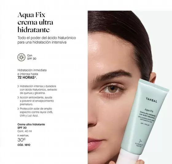 Oferta de Yanbal - Crema Ultra Hidratante Spf 30 por 30€ en Yanbal