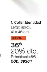 Oferta de Collar Identidad por 36€ en Yanbal