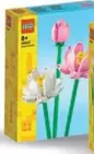 Oferta de Lego - Rosas, Girasoles, Flor De Loto, Flor De Cerezo O Narciso por 12,99€ en Carrefour