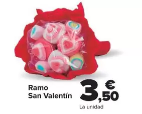 Oferta de Ramo San Valentín por 3,5€ en Carrefour