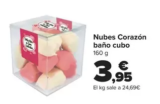 Oferta de Nubes Corazon Baño Cubo por 3,95€ en Carrefour