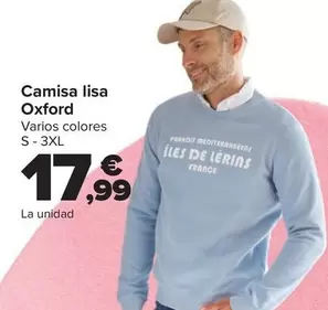 Oferta de TEX - Camisa Lisa Oxford por 17,99€ en Carrefour