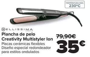 Oferta de Bellissima - Plancha De Pelo Creativity Multistyler Ion por 35€ en Carrefour