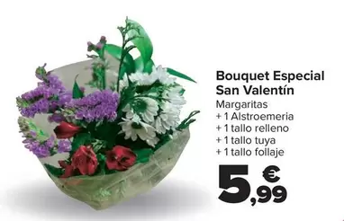 Oferta de Bouquet Especial San Valentin por 5,99€ en Carrefour