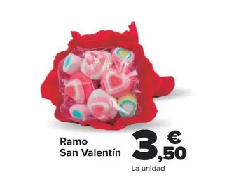 Oferta de Ramo San Valentín por 3,5€ en Carrefour