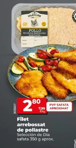 Oferta de Seleccion De Dia - Filete Empanado De Pollo por 2,8€ en Dia