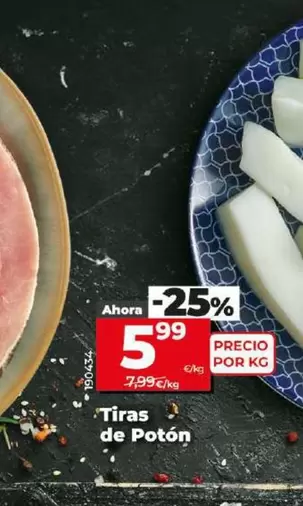 Oferta de Tiras De Potón por 5,99€ en Dia