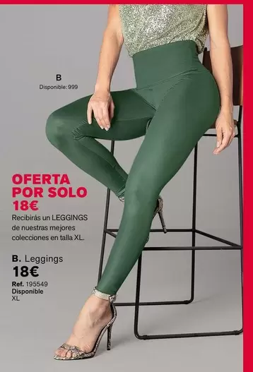 Oferta de Leggings por 18€ en Leonisa