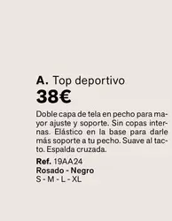 Oferta de Top Deportivo por 38€ en Leonisa