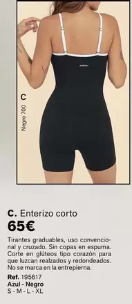 Oferta de Enterizo Corto por 65€ en Leonisa