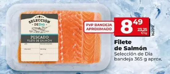 Oferta de Seleccion De Dia - Filete De Salmon por 8,49€ en Dia