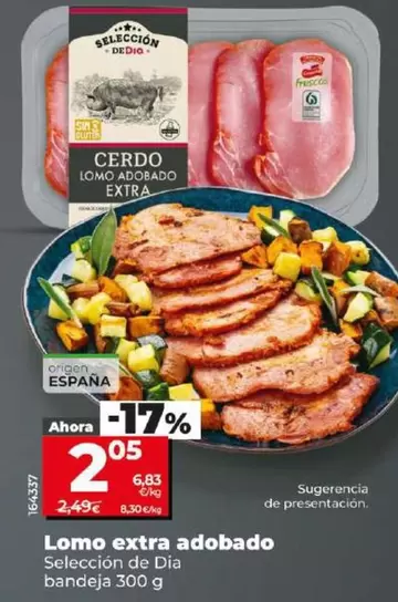 Oferta de Seleccion De Dia - Lomo Extra Adobado por 2,05€ en Dia