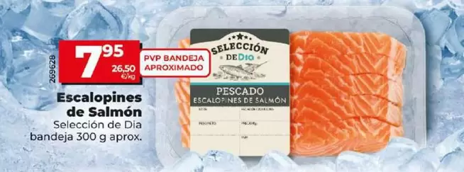 Oferta de Seleccion De Dia - Escalopines De Salmon por 7,95€ en Dia