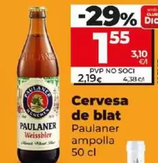 Oferta de Paulaner - Cerveza De Trigo por 1,55€ en Dia