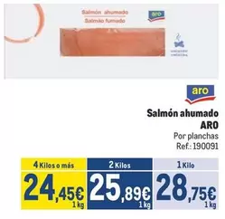 Oferta de Aro - Salmón Ahumado por 28,75€ en Makro