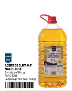 Oferta de Makro Chef - Aceite De Oliva 0,4° en Makro