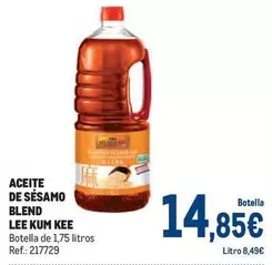 Oferta de Lee Kum Kee - Aceite De Sesamo Blend  por 14,85€ en Makro