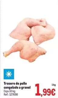 Oferta de Trasero De Pollo Congelado A Granel por 1,99€ en Makro