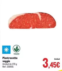 Oferta de Plantrecotte Veggie por 3,45€ en Makro