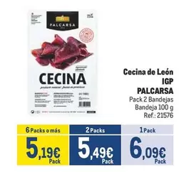 Oferta de Palcarsa - Cecina De Leon Igp por 6,09€ en Makro