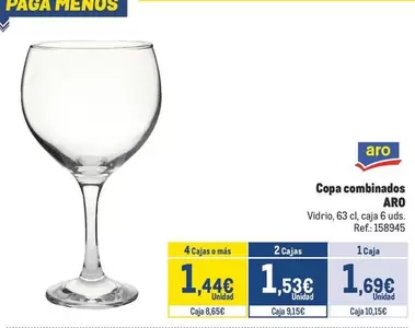 Oferta de Aro - Copa Combinados por 1,69€ en Makro