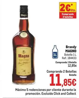 Oferta de Magno - Brandy por 12,85€ en Makro