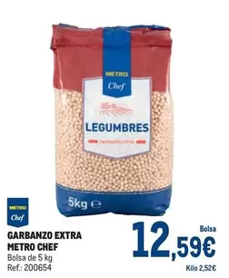 Oferta de Metro Chef - Garbanzo Extra por 12,59€ en Makro