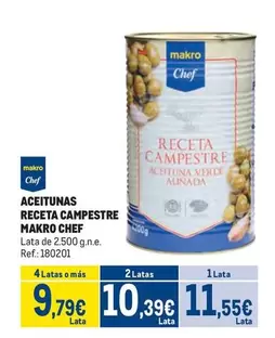 Oferta de Makro - Aceitunas Receta Campestre por 11,55€ en Makro