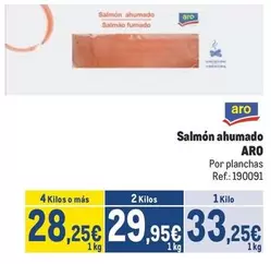 Oferta de Aro - Salmón Ahumado por 33,25€ en Makro