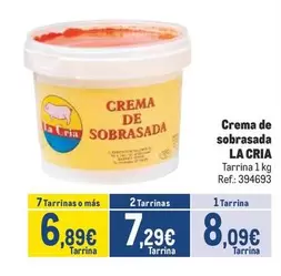 Oferta de La Cria - Crema De Sobrasada por 8,09€ en Makro