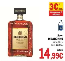 Oferta de Disaronno - Licor por 14,99€ en Makro