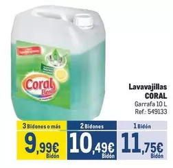 Oferta de Coral - Lavavajillas por 11,75€ en Makro