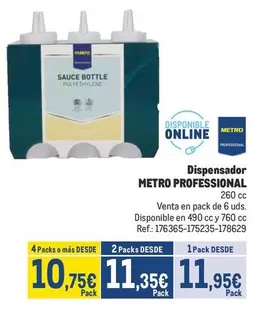 Oferta de Metro Professional - Dispensador por 11,95€ en Makro