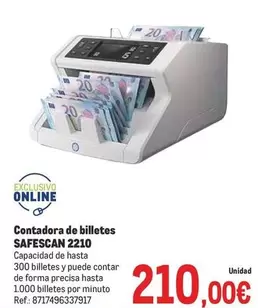 Oferta de Contadora De Billetes por 210€ en Makro