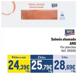 Oferta de Aro - Salmón Ahumado por 28,69€ en Makro