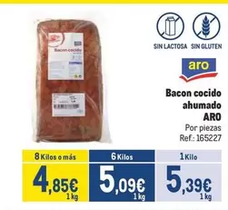 Oferta de Aro - Bacon Cocido Ahumado por 5,39€ en Makro