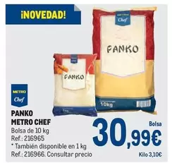 Oferta de Metro Chef - Panko por 30,99€ en Makro