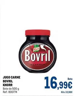 Oferta de Knorr - Jugo Carne Bovril por 16,99€ en Makro